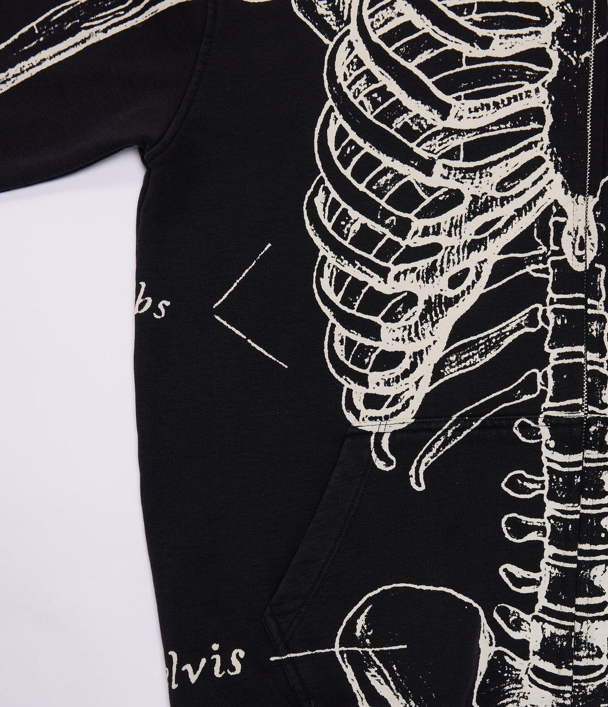 FIC X IFC WISHBONE HOODIE (BLACK)